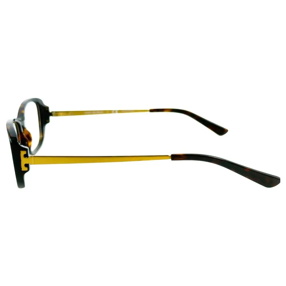 Tory Burch TY2062 Womens Plastic Eyeglass Frame 1033 Dark Tortoise Gold 51-16